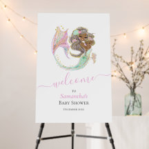 Mergulhe na Mágica de um Chá de fraldas de Sereia!