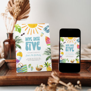 Mergulhe no Convite Retroativo de Aniversário