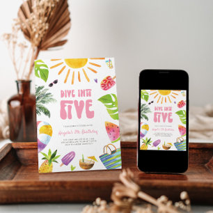 Mergulhe no Convite Retroativo De Aniversário A Ci