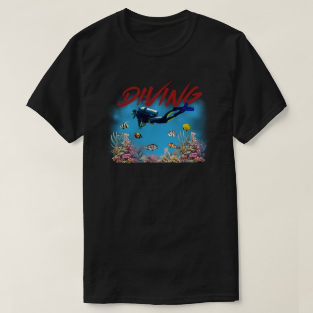 Mergulho T-Shirt (Frente do Design)