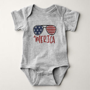 Merica 4º de julho Óculos de sol T-Shirt