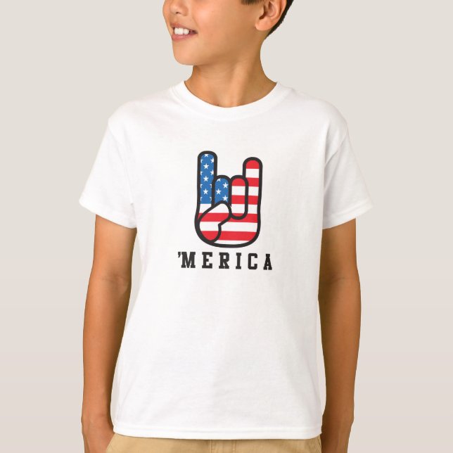 Merica engraçado 4o julho caçoa a camisa (Frente)