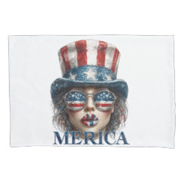 Merica Girl, 4 de julho Gelam Girl com estrelas