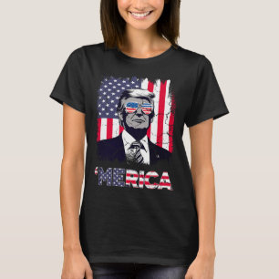Merica Trump Na Camisa De Natal 4 De Julho