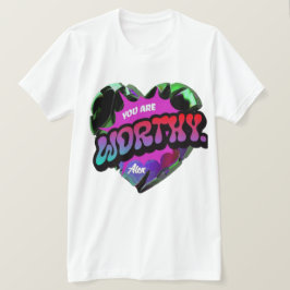 Meritíssimo T-Shirt - Dando poder ao amor próprio