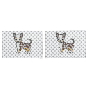 Merle Suave Casaco Chihuahua Cachorro e patas