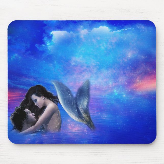 Mermaid Love Mousepad (Frente)