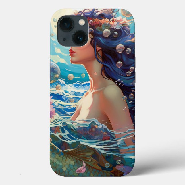 Mermaid Sea Goddese Fantasy Art (Verso)