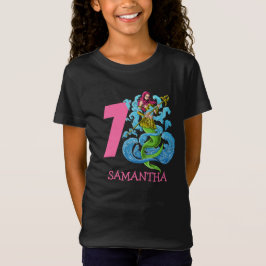 Mermaid Warrior - 7 de aniversário T-Shirt