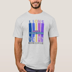 Merrillville Lions 4 de julho T-shirt