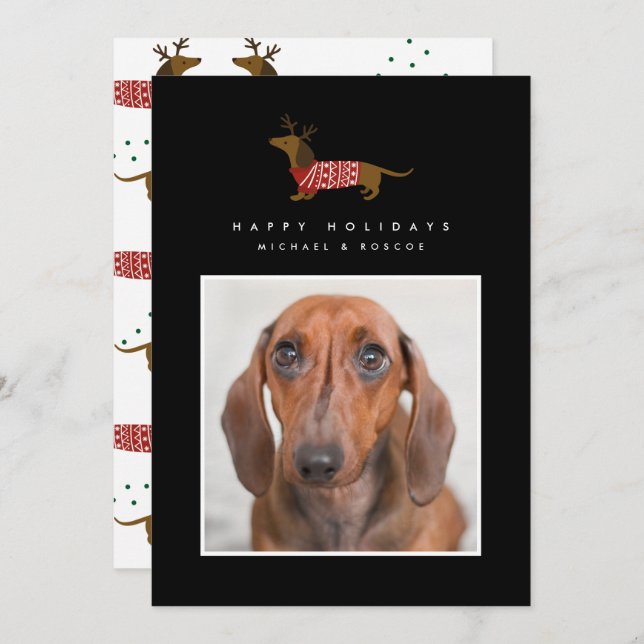 MERRY CHRISTMAS Adicione sua foto (Frente/Verso)