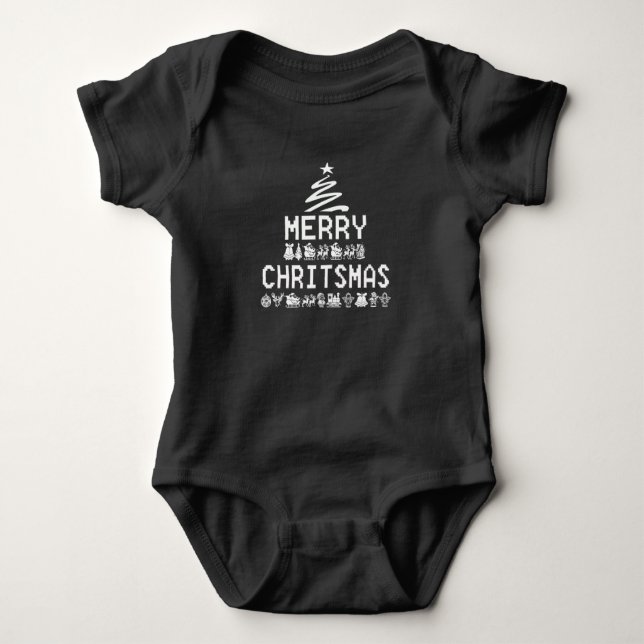 MERRY CHRISTMAS BABY T-Shirt (Frente)