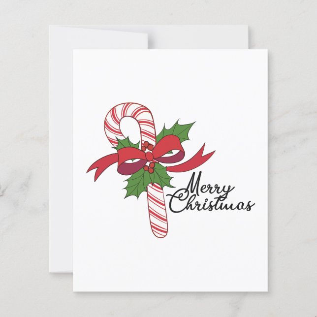 Merry Christmas Candy Cane (Frente)