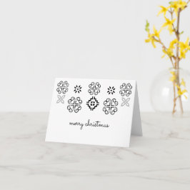 MERRY CHRISTMAS | Cartão inspirado na Hmong