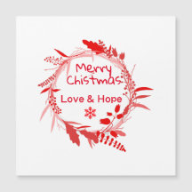 Merry Christmas Love & Hope card