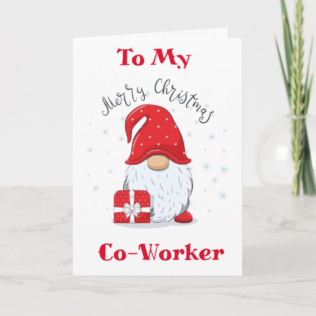 MERRY CHRISTMAS PARA **MEU CARTÃO DE FERIADO DO CO (Frente)