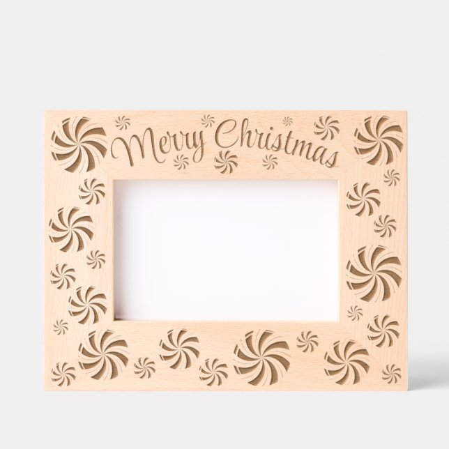Merry Christmas Peppermint Candy Double Swirl (Front)