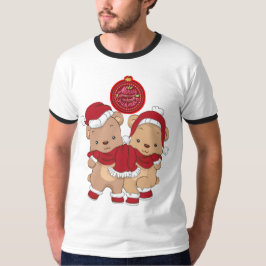 Merry Christmas Ringer T-Shirt
