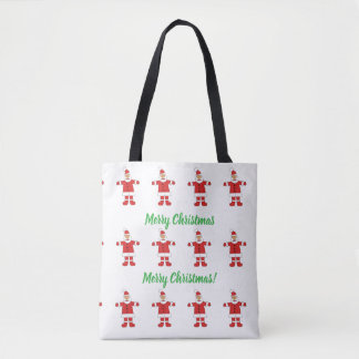 Merry Christmas Santa Tote