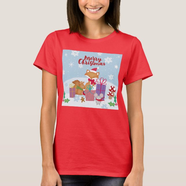 Merry Christmas T-Shirt (Frente)
