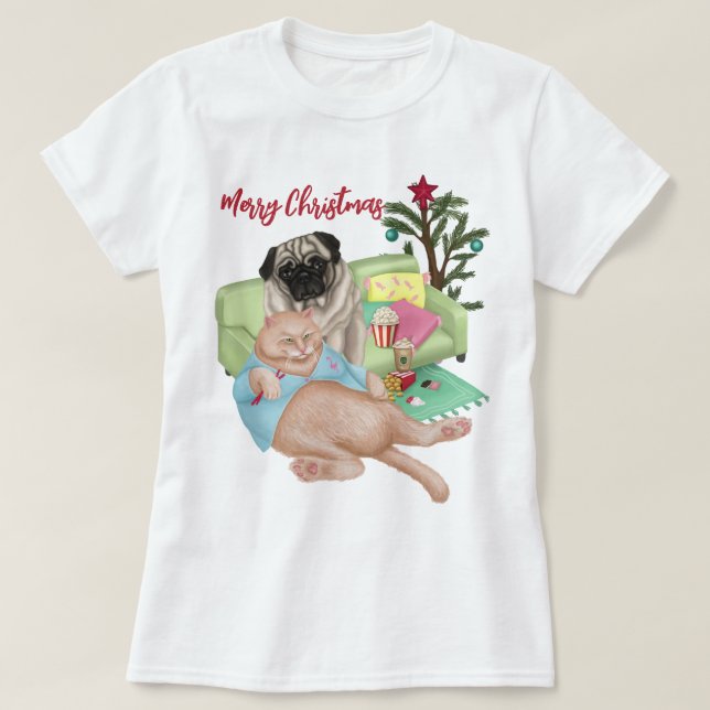 Merry Christmas T-Shirt (Frente do Design)