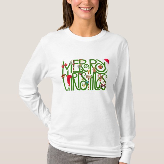Merry Christmas T-Shirt (Frente)