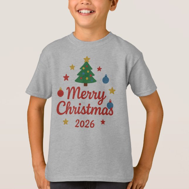  Merry Christmas T-Shirt (Frente)