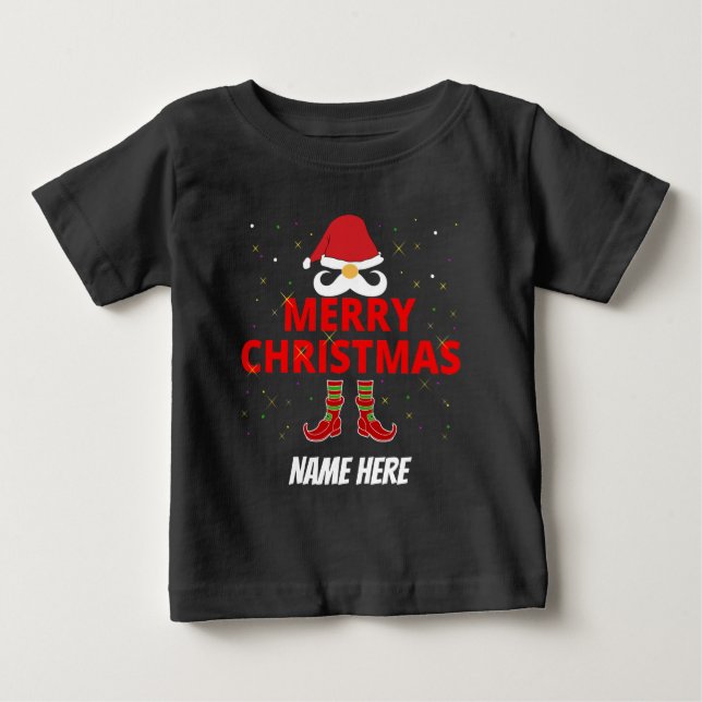 MERRY CHRISTMAS T-Shirt PERSONALIZADO (Frente)