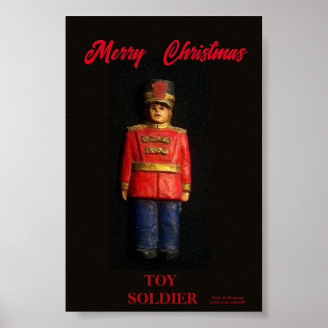 MERRY CHRISTMAS TOY SOLDIER POSTER (Frente)