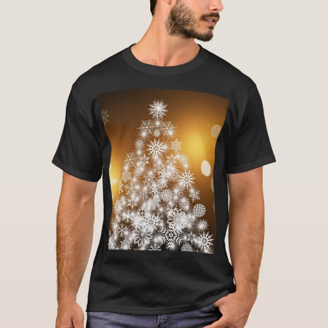 Merry Christmas Tree Fun T-Shirt (Frente)