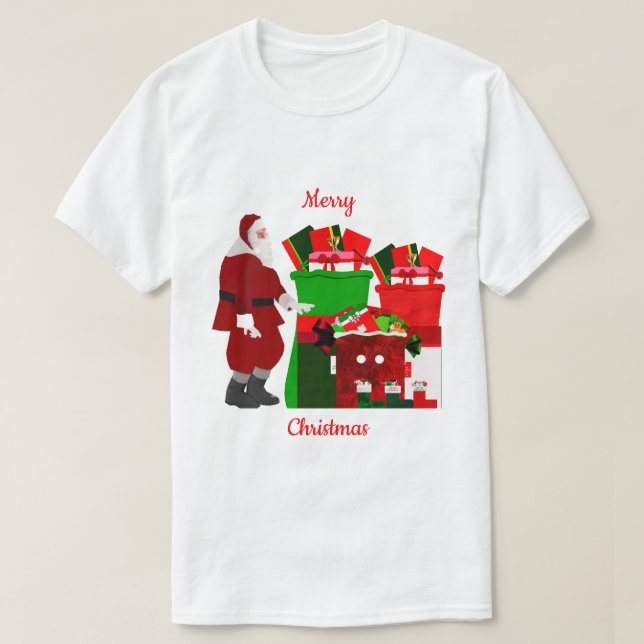 Merry Christmas Unisex T-Shirt (Frente do Design)