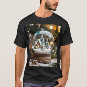 Merry Christmas Watercolor T-Shirt - Whimsical