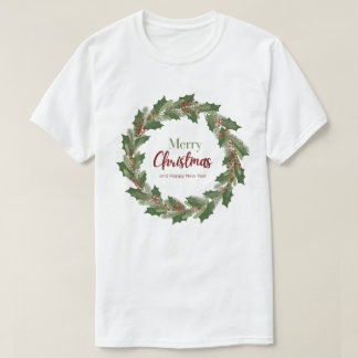Merry Christmas Wreath T-Shirt