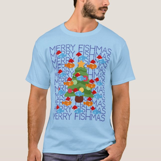 Merry Fishmas T-shirt (Frente)