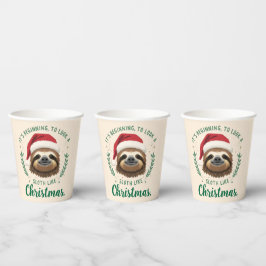 Merry Slothmas, Paper Cups