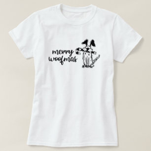 Merry Woofmas Dog Christmas T-Shirt