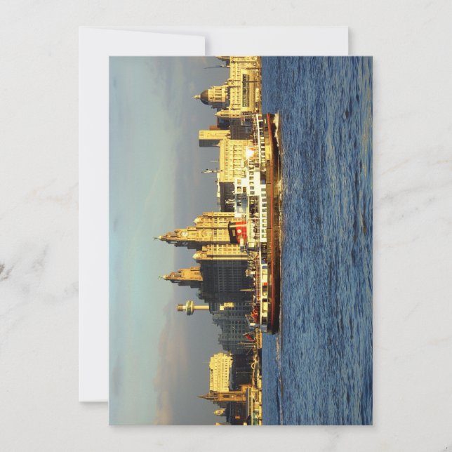 Mersey Ferry e Liverpool Waterfront (Frente)