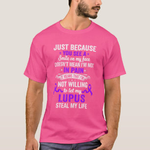 Mês de Consciência do Lupus Camisetas Warrior Lupu