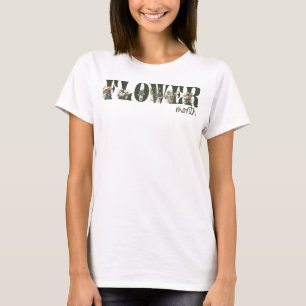 Mês Flor em flores T-Shirt