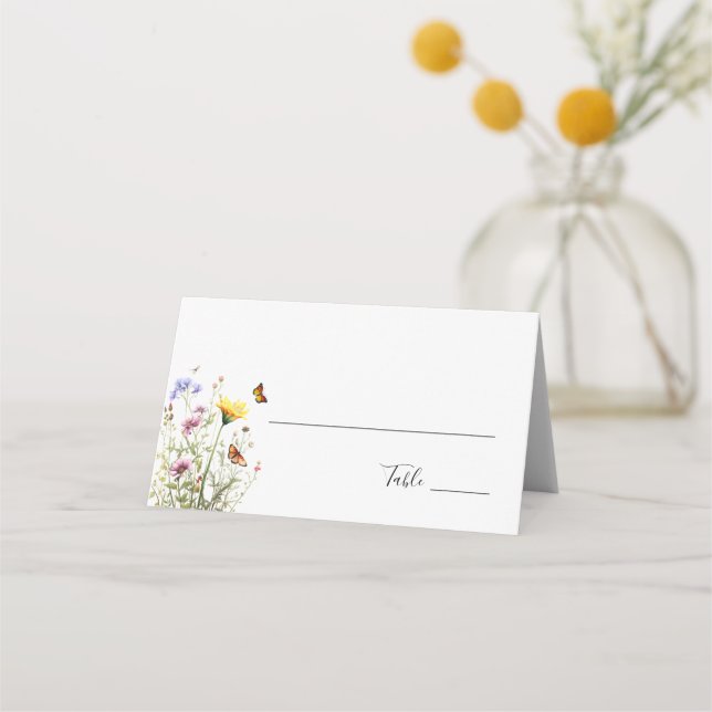 Mesa Bolinhos de Verão Cartão de Casamento (Frente)