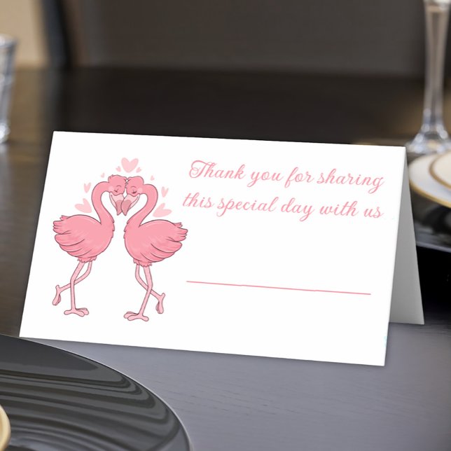 Mesa Cartão de Acompanhamento de Casamento Tropical Ros (Criador carregado)