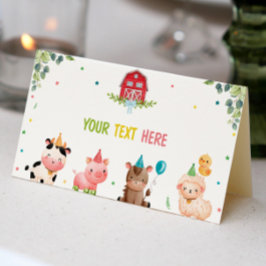 Mesa Cartão de Aniversário para Animais de Criação Cach