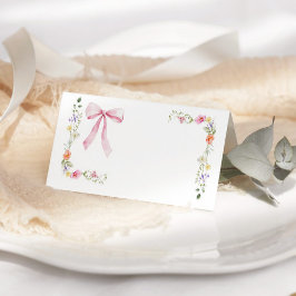 Mesa Cartão de Arco de flor selvagem elegante minimalis