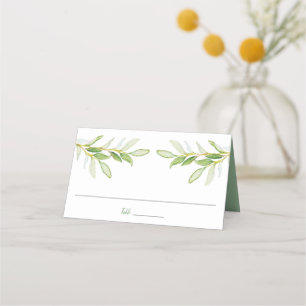 Mesa Cartão De Casamento, Cartão De Escolta, Folhas De