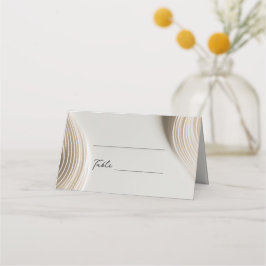 Mesa Cartão de casamento de marfim esculpido