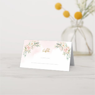 Mesa Cartão de depósito de ouro verde para rosas rosa m