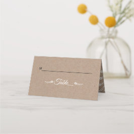 Mesa Cartão de escolta de casamento ruidoso de papel kr