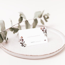 Mesa Cartão de Local de Casamento Dobrado rosa com Refe