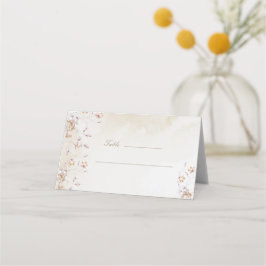 Mesa Cartão de Local de Casamento Floral Boho