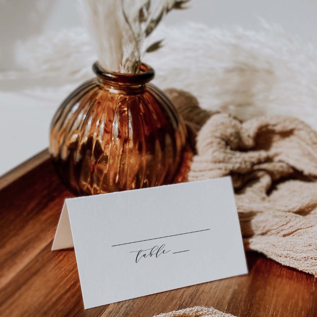 Mesa Cartão de Local Dobrado Clássico De Casamento J102 (Criador carregado)